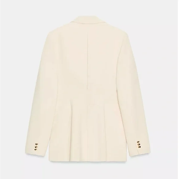 ZARA DOUBLE-BREASTED BLAZER WITH BUCKLE - Picture 7 of 8